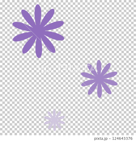 紫の花のパターン 紫の花のパターン 124643376