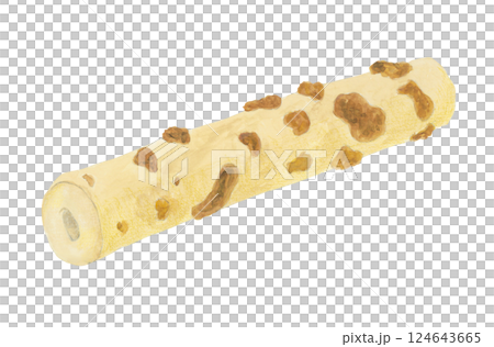 水彩で描いた焼きちくわのイラスト 水彩で描いた焼きちくわのイラスト 124643665