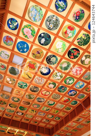 明日香村 橘寺 往生院の天井画 明日香村 橘寺 往生院の天井画 124643744