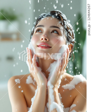 洗髪 シャンプー 洗髪剤 124644267