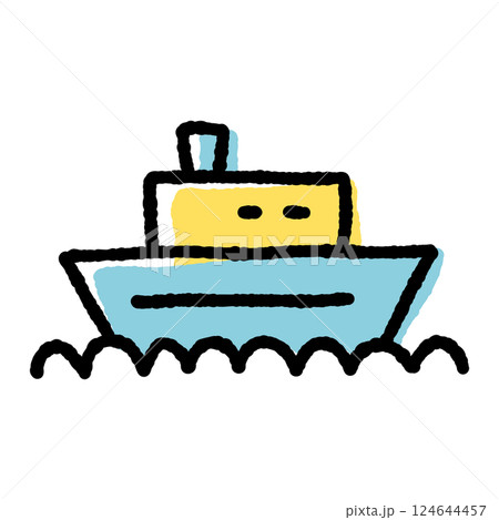 船のイラスト 124644457