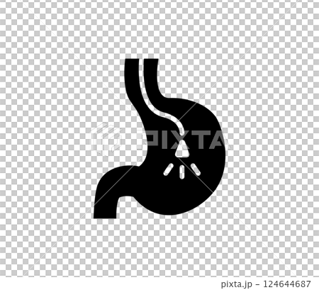 Gastrocamera silhouette icon illustration vector Gastrocamera silhouette icon illustration vector 124644687