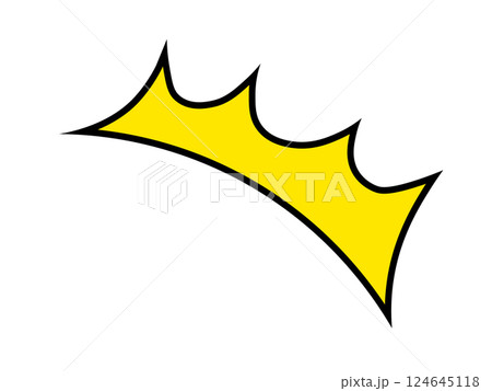 驚きマーク（漫画風アイコン） 124645118