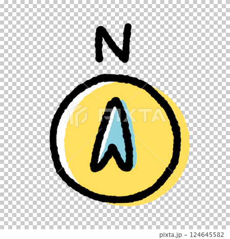 方位マーク 方位マーク 124645582