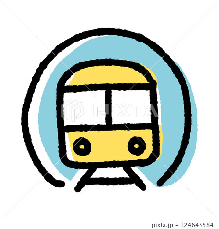 地下鉄のアイコン 地下鉄のアイコン 124645584