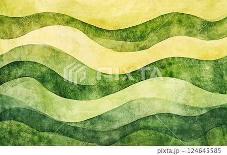 緑の植物の背景イラスト　generative ai 124645585