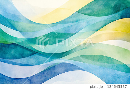 緑の植物の背景イラスト　generative ai 124645587