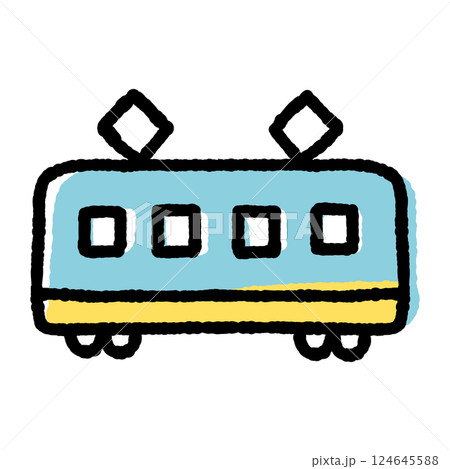 電車のアイコン 電車のアイコン 124645588