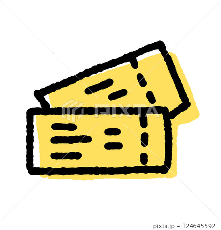 チケットのアイコン 124645592