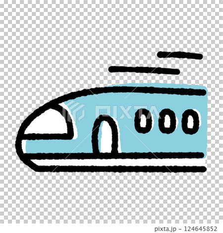 新幹線のアイコン 新幹線のアイコン 124645852