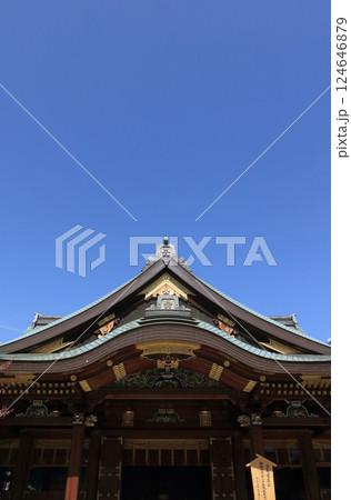 湯島天満宮拝殿 湯島天満宮拝殿 124646879