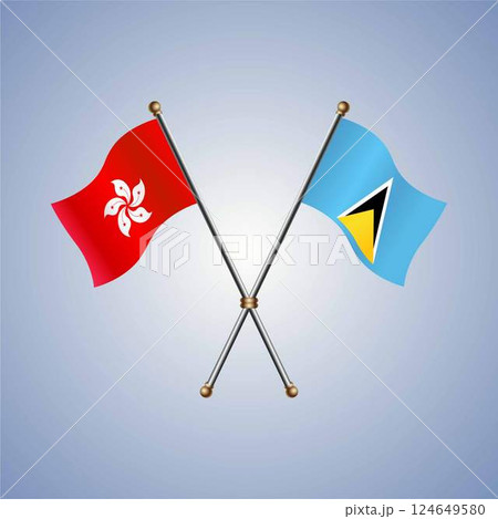 Hong Kong and ST. Lucia flag relations Hong Kong and ST. Lucia flag relations 124649580