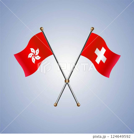 Hong Kong and Switzerland flag relations Hong Kong and Switzerland flag relations 124649592