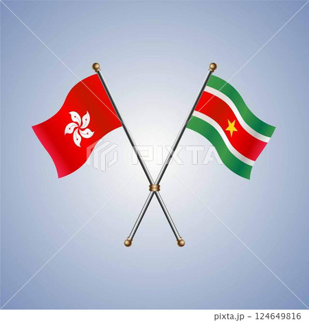 Hong Kong and Suriname flag relations 124649816