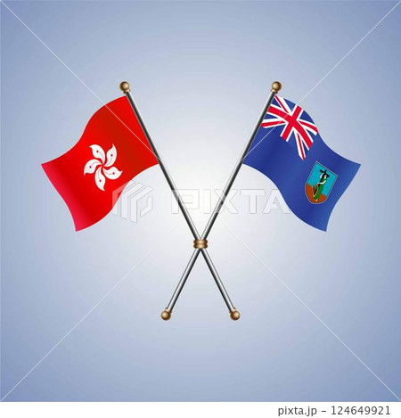 Hong Kong and Montserrat flag relations 124649921