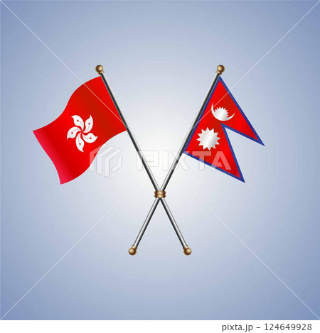 Hong Kong and Nepal flag relations 124649928