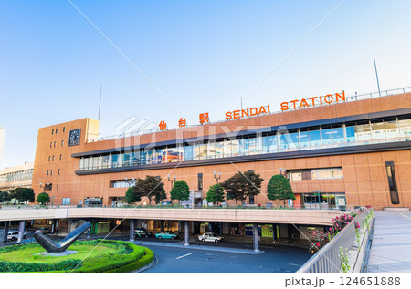 仙台駅西口 朝景 仙台駅西口 朝景 124651888