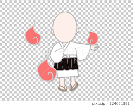 Ghost and the little monk Nopperabo 124651891