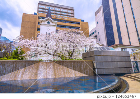 日本の横浜都市景観 開港広場から横浜海岸教会などを望む 日本の横浜都市景観 開港広場から横浜海岸教会などを望む 124652467