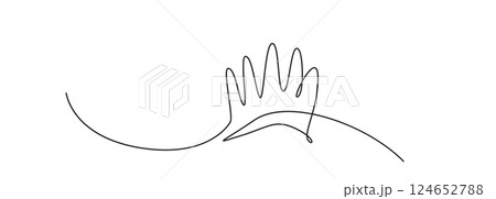 Continuous Thin Line Crown, Minimalist Crowns Drawing, One Line Art King Symbol 124652788