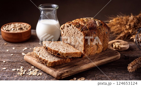 Firefly Whole Wheat Bread with Mixed Cereal with Milk 124653124