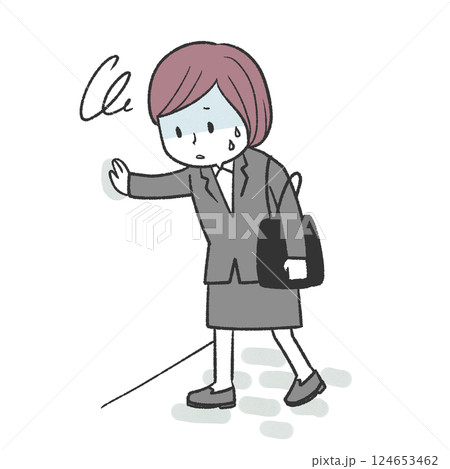 立ち眩みの女性 立ち眩みの女性 124653462