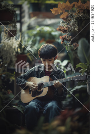 Music poster concept, Generative AI Music poster concept, Generative AI 124654929