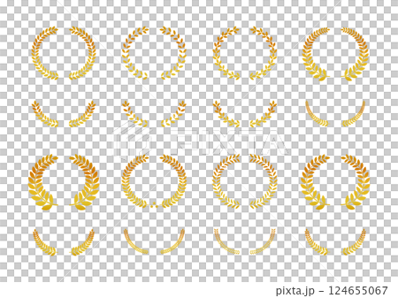 華麗的金桂冠插畫集 華麗的金桂冠插畫集 124655067