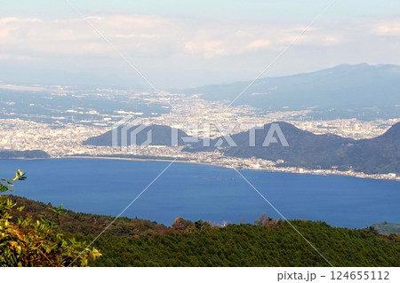 だるま山からの駿河湾風景 124655112