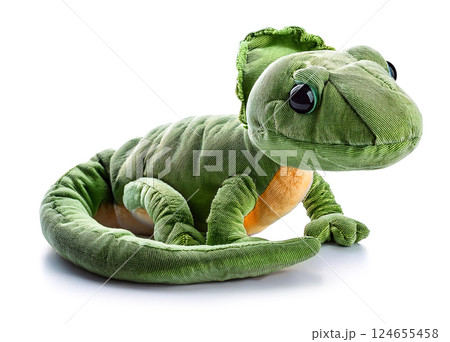 かわいいトカゲのぬいぐるみ 124655458