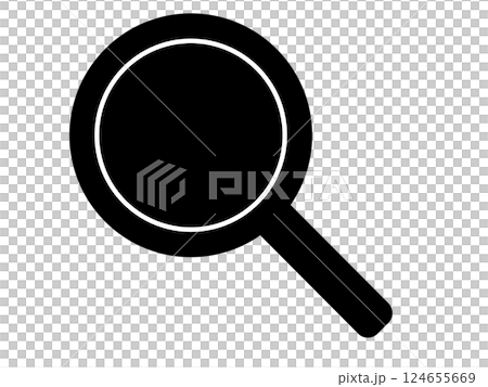 Frying pan icon monochrome 124655669