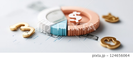 Financial Analysis and Investment Planning on Desktop Workspace Financial Analysis and Investment Planning on Desktop Workspace 124656064