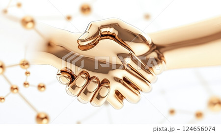 Handshake Between Businesspeople Signifying Successful Deal or Agreement Handshake Between Businesspeople Signifying Successful Deal or Agreement 124656074