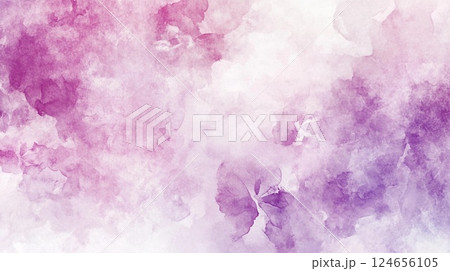水彩で描いたテクスチャ背景 124656105