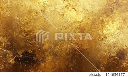 光沢感のある金色の布 124656177
