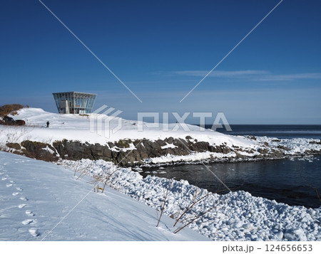 厳冬の日の出岬展望台ラ・ルーナ 124656653