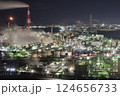 四日市の工場夜景 124656733
