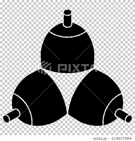 家紋です。三つ横槌といいます。 124657064