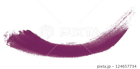Dark purple brush isolated on transparent background 124657734