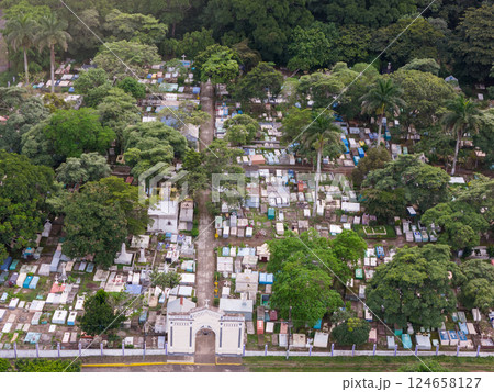 Cemetery in central america Cemetery in central america 124658127