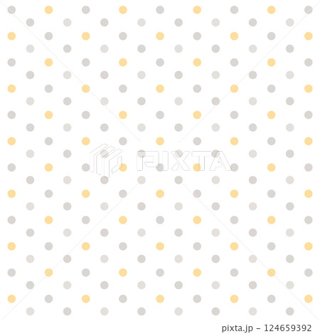 素材-ドット柄（2025）4ベク 124659392