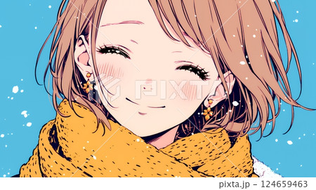 ポジティな気持ちが一杯で、笑顔一杯の若い女性：人と接するときに自然と微笑んだり、表情が柔らかい。