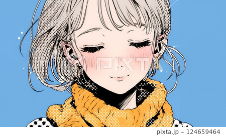 ポジティな気持ちが一杯で、笑顔一杯の若い女性：人と接するときに自然と微笑んだり、表情が柔らかい。
