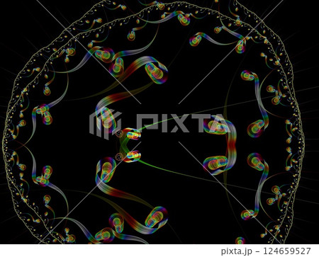 Imaginatory fractal abstract background Image 124659527