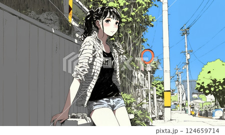 何も予定がない穏やかな休日を過ごしている若い女性