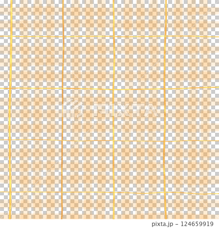 Gold Orange Plaid Gingham Check Hand Drawn Background Pattern Overlay Gold Orange Plaid Gingham Check Hand Drawn Background Pattern Overlay 124659919