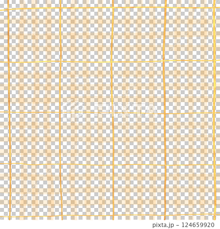 Gold Orange Plaid Gingham Check Hand Drawn Background Pattern Overlay Gold Orange Plaid Gingham Check Hand Drawn Background Pattern Overlay 124659920