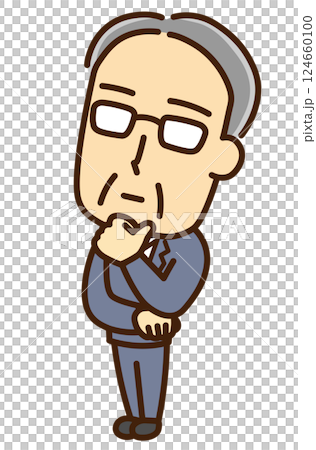 思考中年男子 思考中年男子 124660100