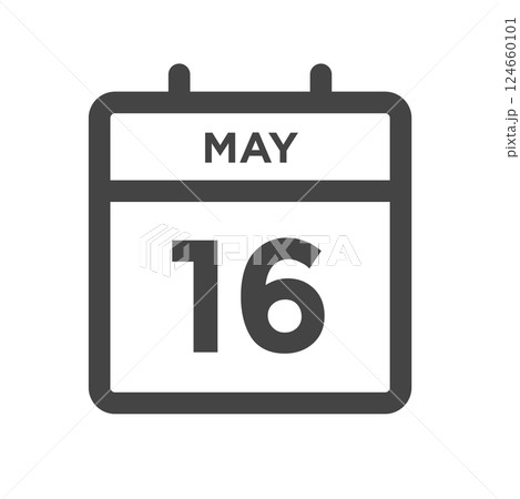 May 16 Calendar Day or Calender Date for Deadlines or Appointment 124660101