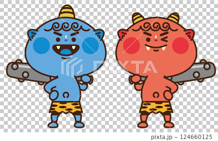 Red demon and blue demon 124660125